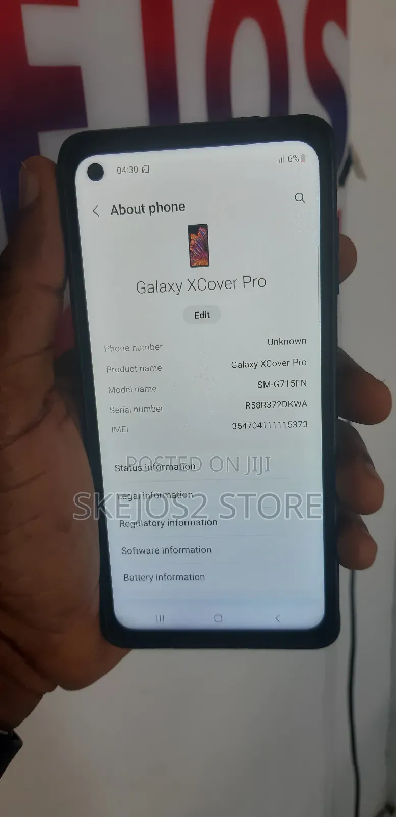 Samsung Xcover Pro 64 GB Black