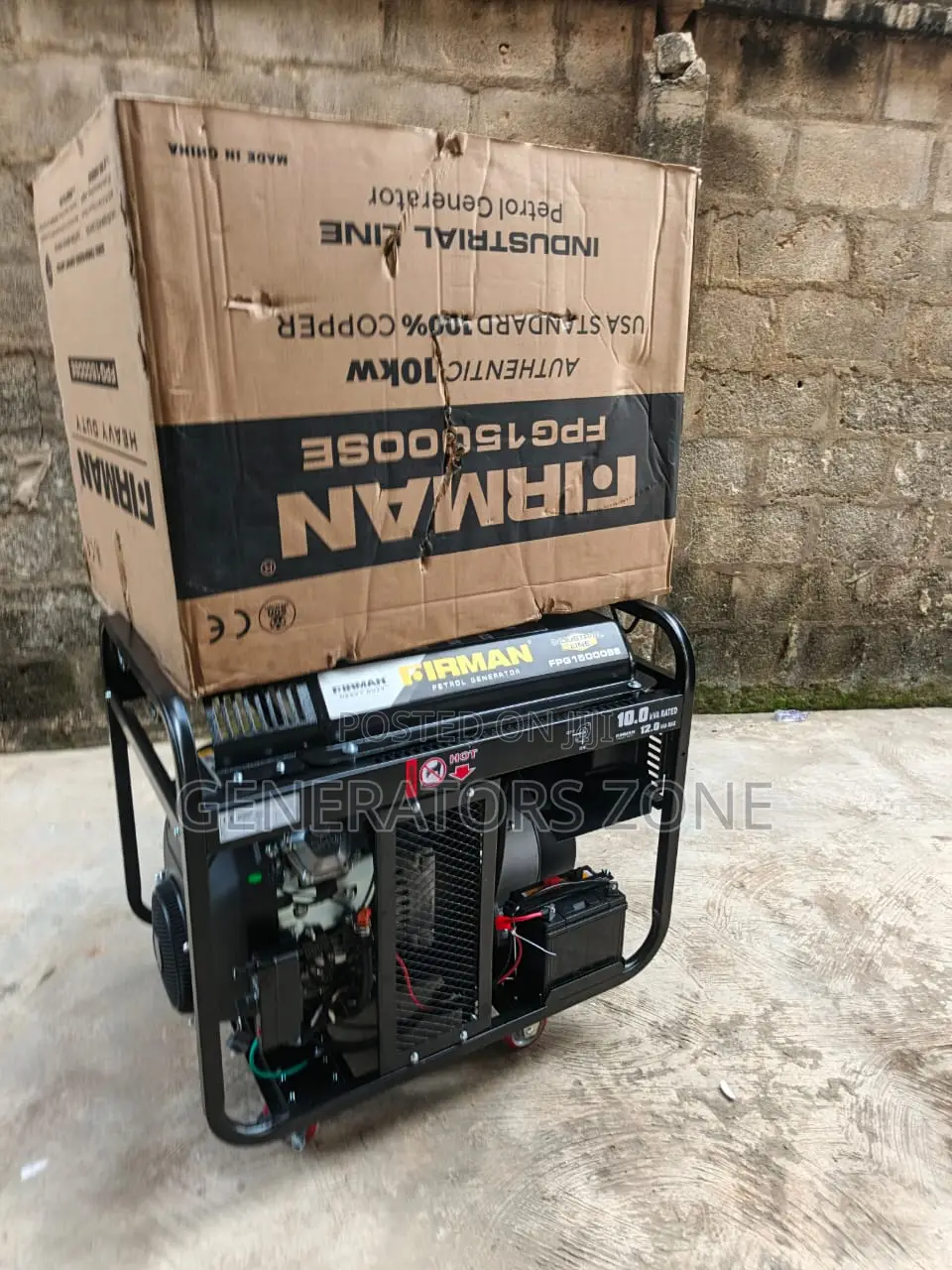 Fpg15000se Firman 10kva Soundproof Petrol Type