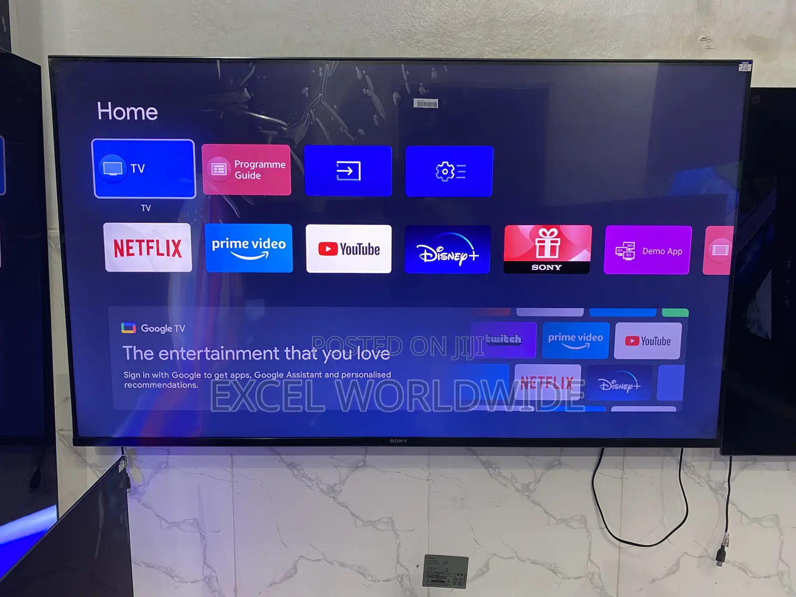 Sony 55" Bravia (X89j) Model Ultra Hd HDR Smart Google Tv