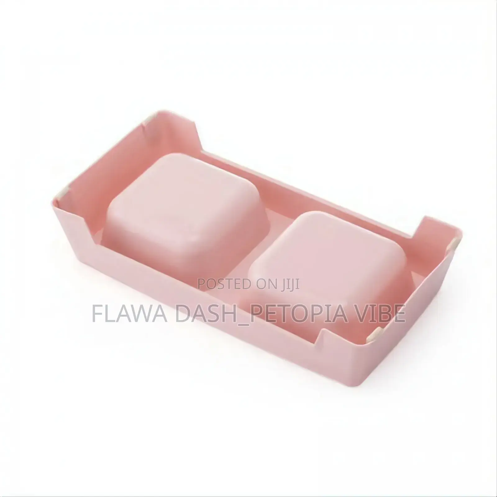 Double Reet Plastic 29cm Dog, Puppy, Cat Food Water Feeding Bowl
