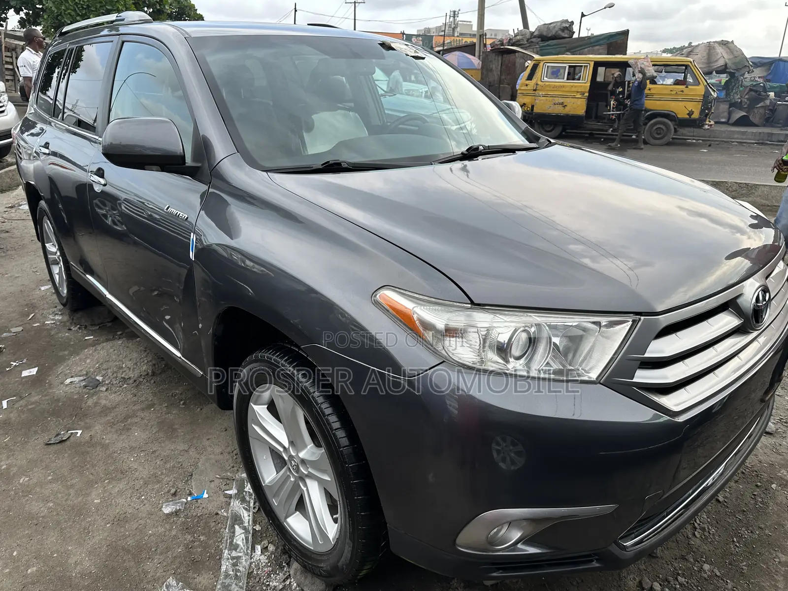 Toyota Highlander Limited 3.5l 4WD 2013 Gray