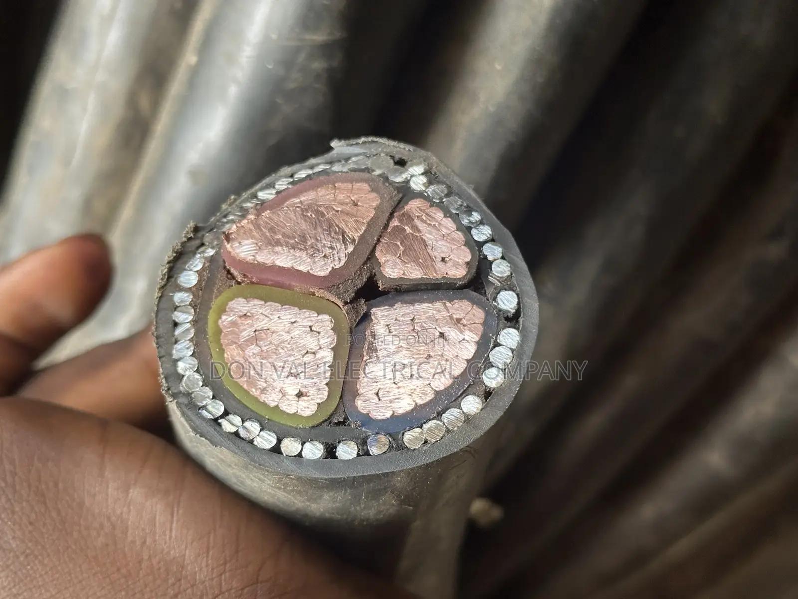 120mmx3 and Half Core Copper Armored Cable