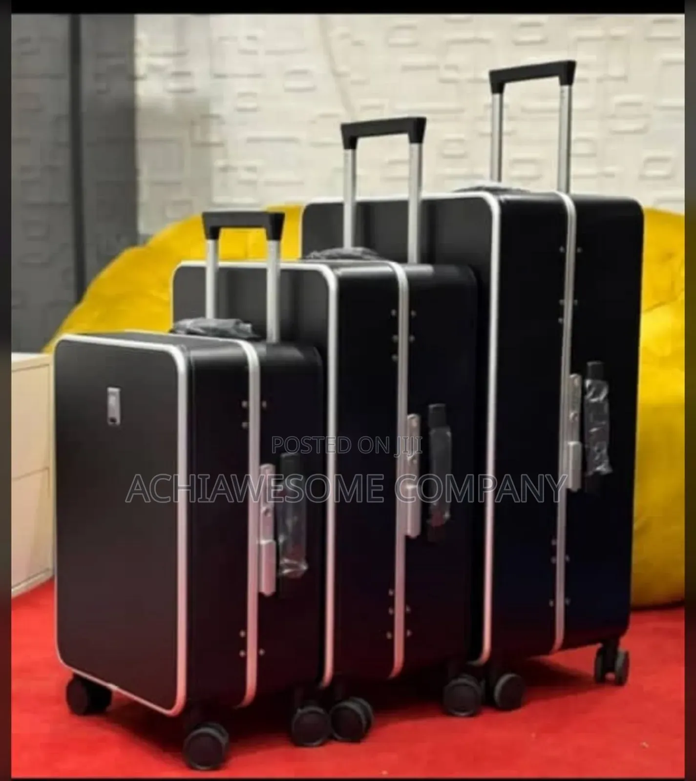 Set Of Aluminum Luggage With Tsa Lock