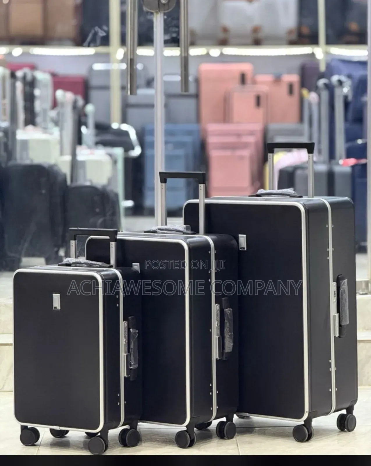 Set Of Aluminum Luggage With Tsa Lock