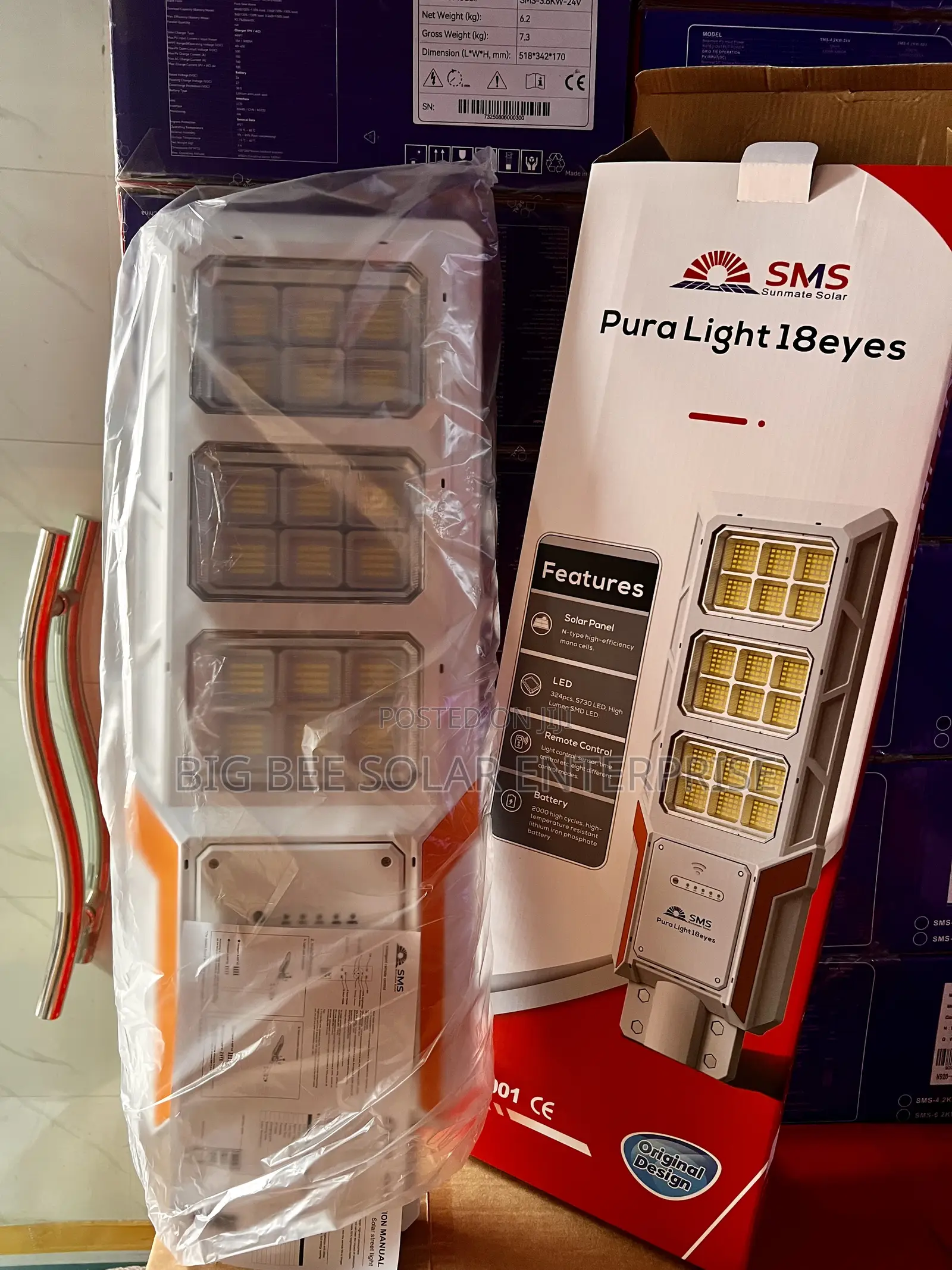 SMS 18-Eyes All in One Flood Street Light