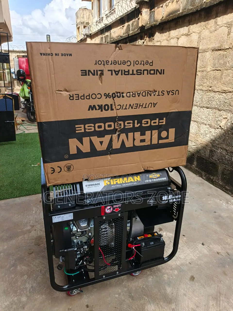Soundproof Petrol Series Firman Generator Fpg15000se