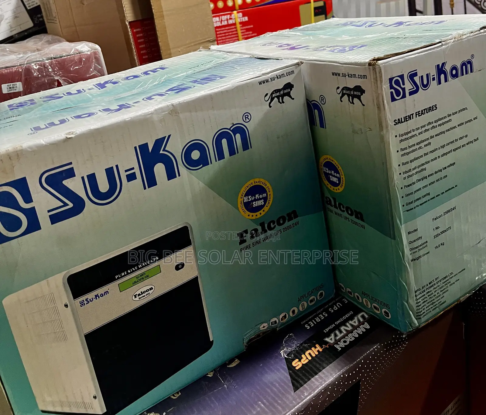 2.5kva 24v Su-Kam Non-Hybrid Inverter