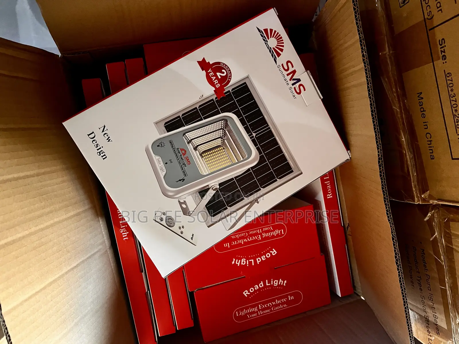 SMS 150w Solar Flood Light