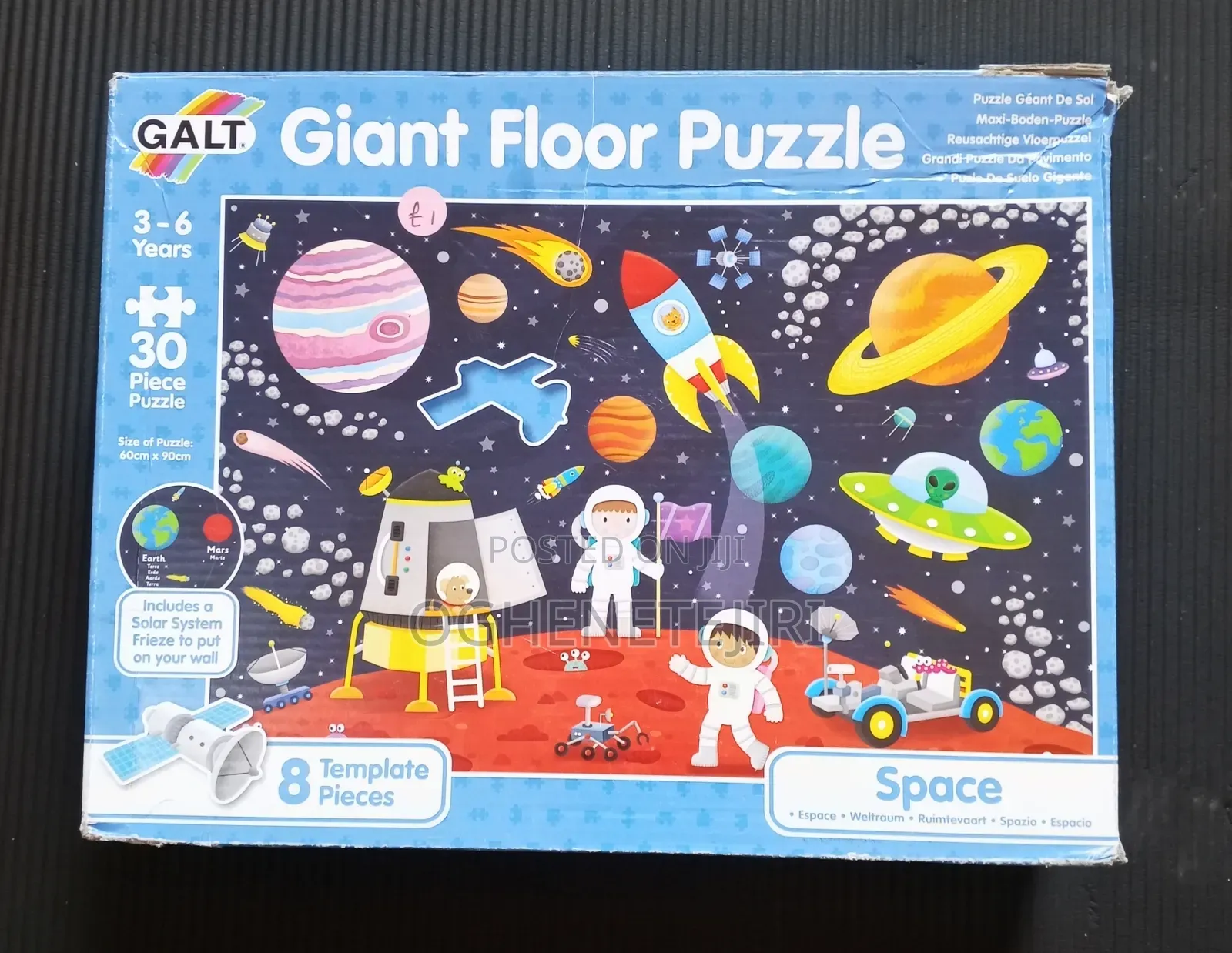 30-piece Giant Floor Space Puzzle – Explore The Galaxy!