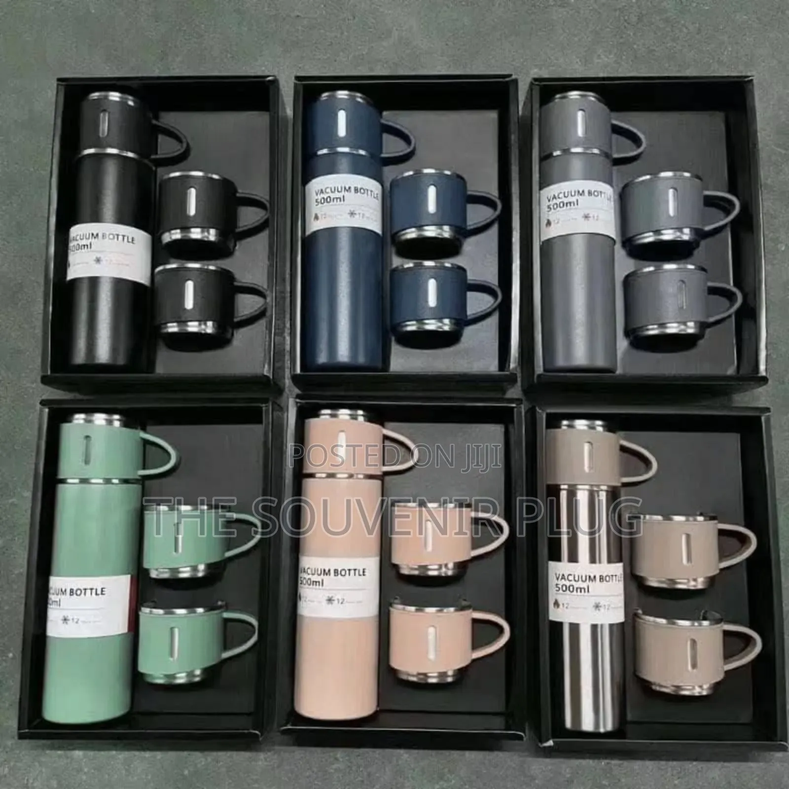 Vacuum Flask With Cups