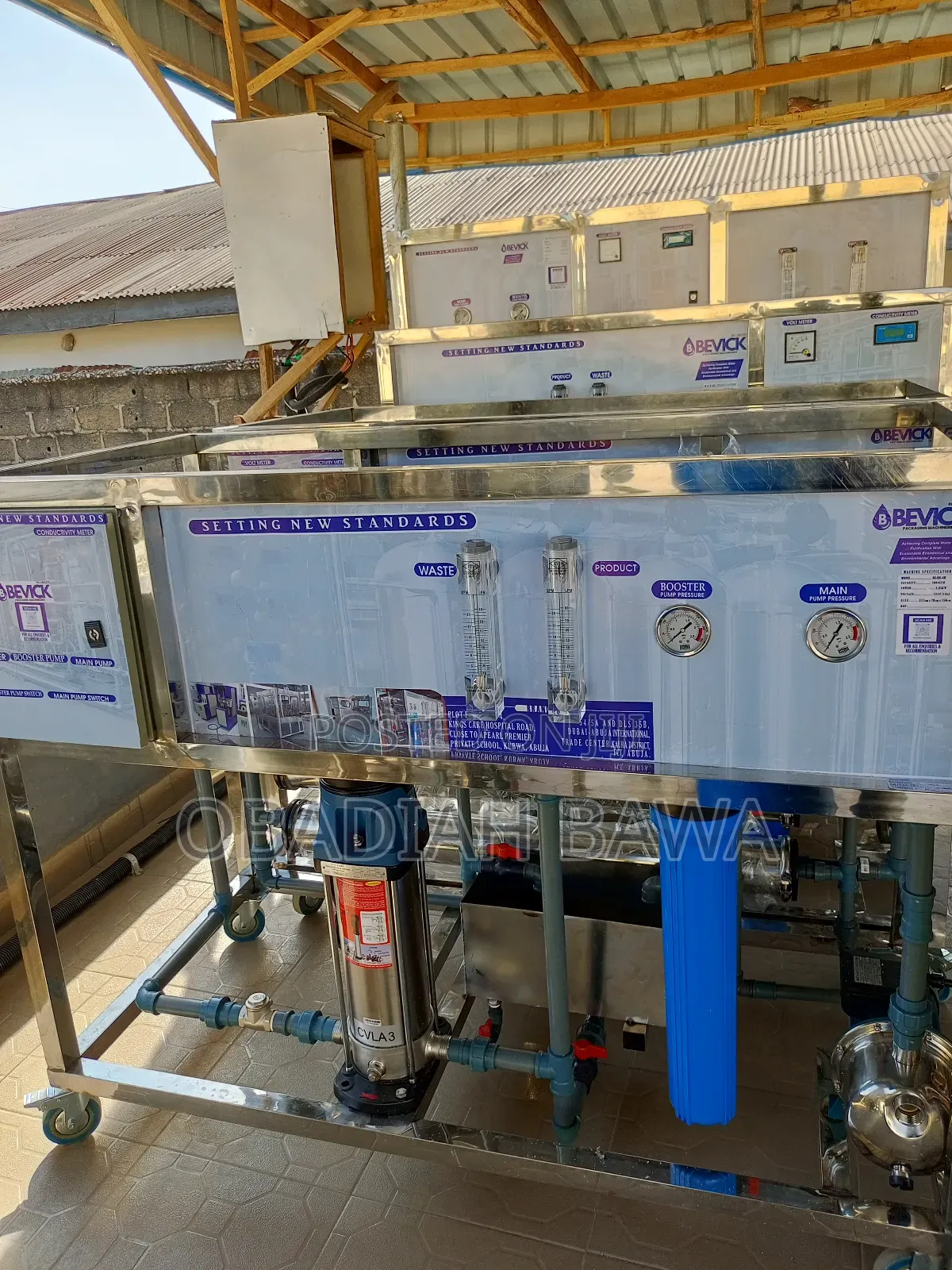 Dingli Sachets Machine and Reverse Osmosis Machine