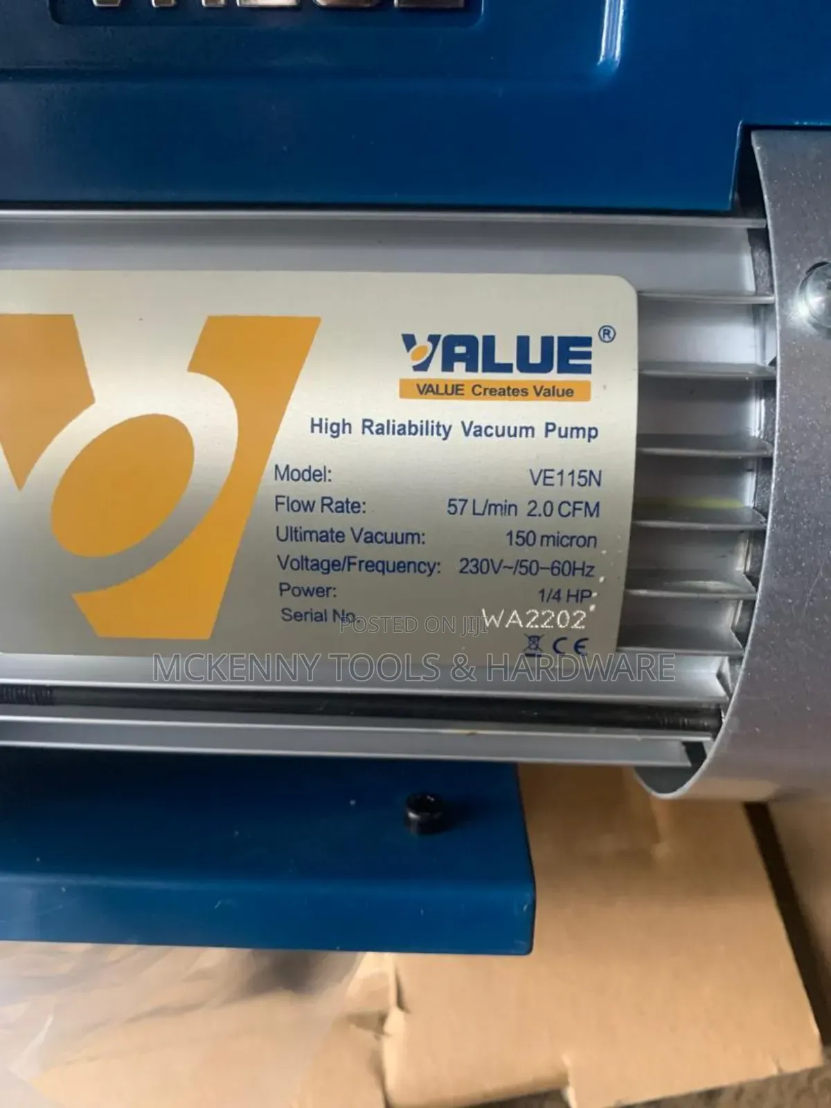 Value Ve115n/Ve125n Vacuum Pump.
