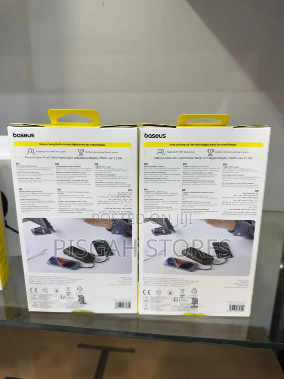 Baseus Lipow Dual-Cable 20000mah 22.5w Power Bank
