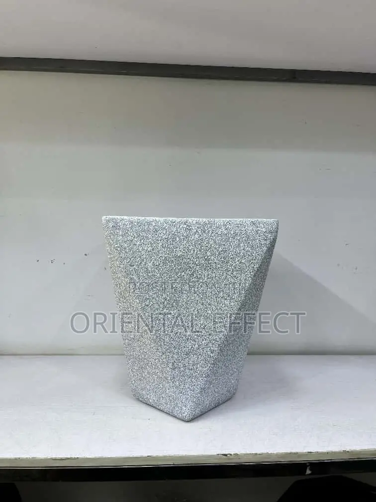 Granite Medium Hexa Flower Pot | Best Indoor Planters for Home Décor