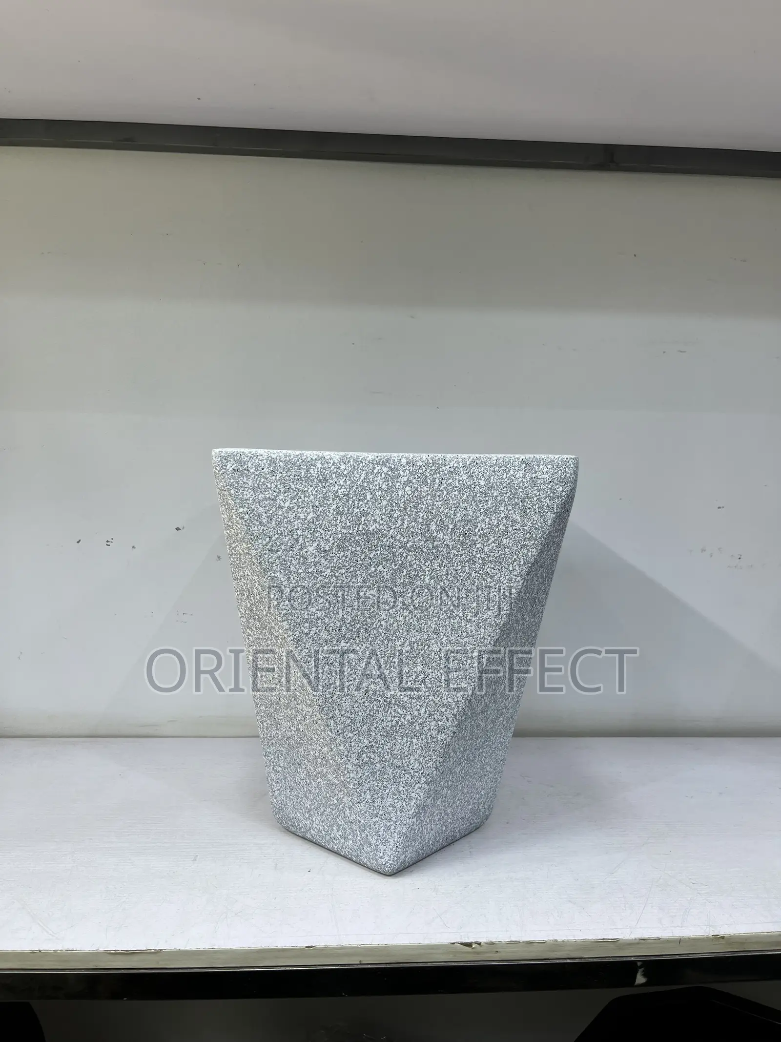Granite Medium Hexa Flower Pot | Best Indoor Planters for Home Décor