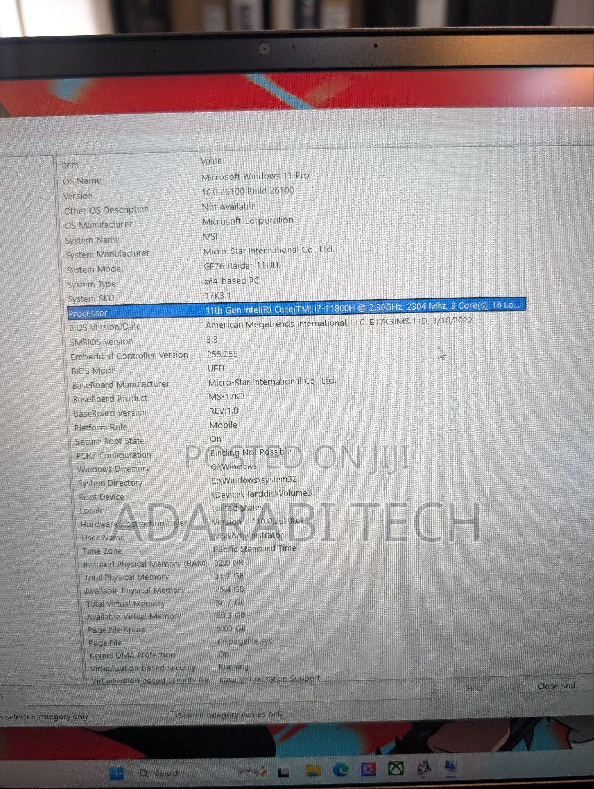 Laptop MSI Raider GE76 12UGS 32GB Intel Core I7 SSD 1.5T