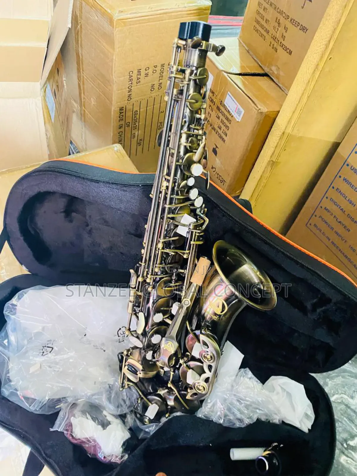 Antique Brass Quality Archangel Alto Saxophone
