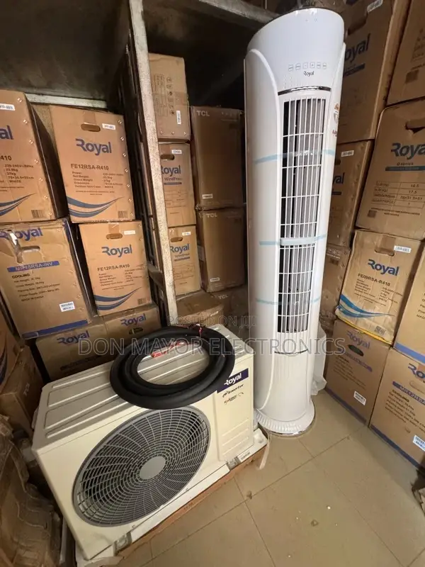 Royal 3tons Inverter Standing Unit R32 Gas White Color Ac Efw24mb-inv