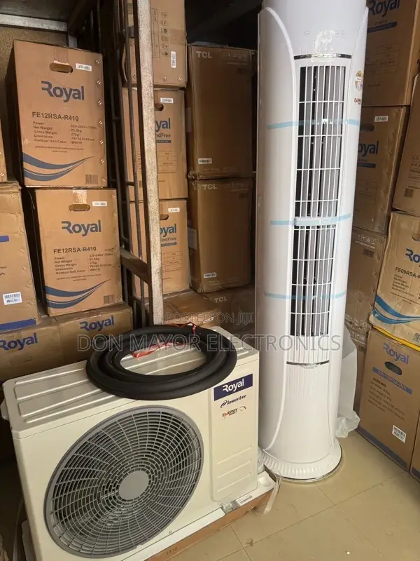 Royal 3tons Inverter Standing Unit R32 Gas White Color Ac Efw24mb-inv