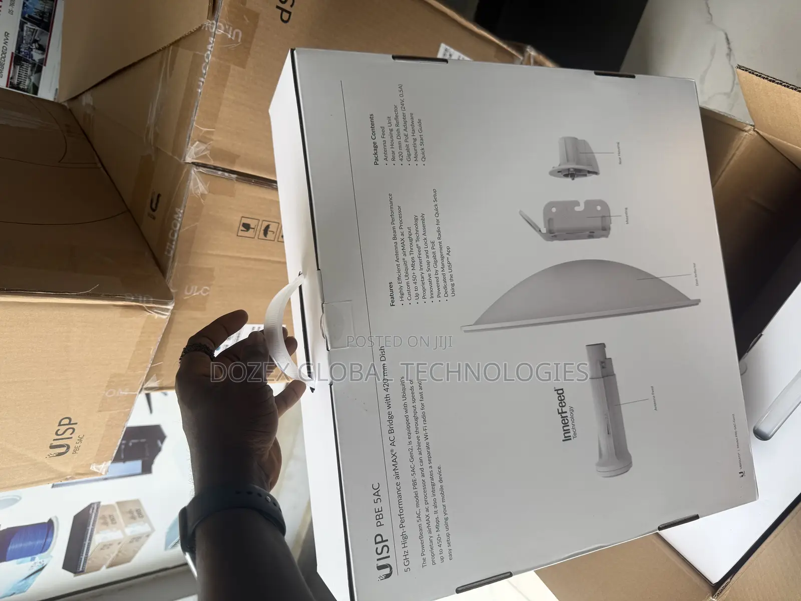 Power Beam 5ac Gen Airmax Ac Bridge With 420mm Dish