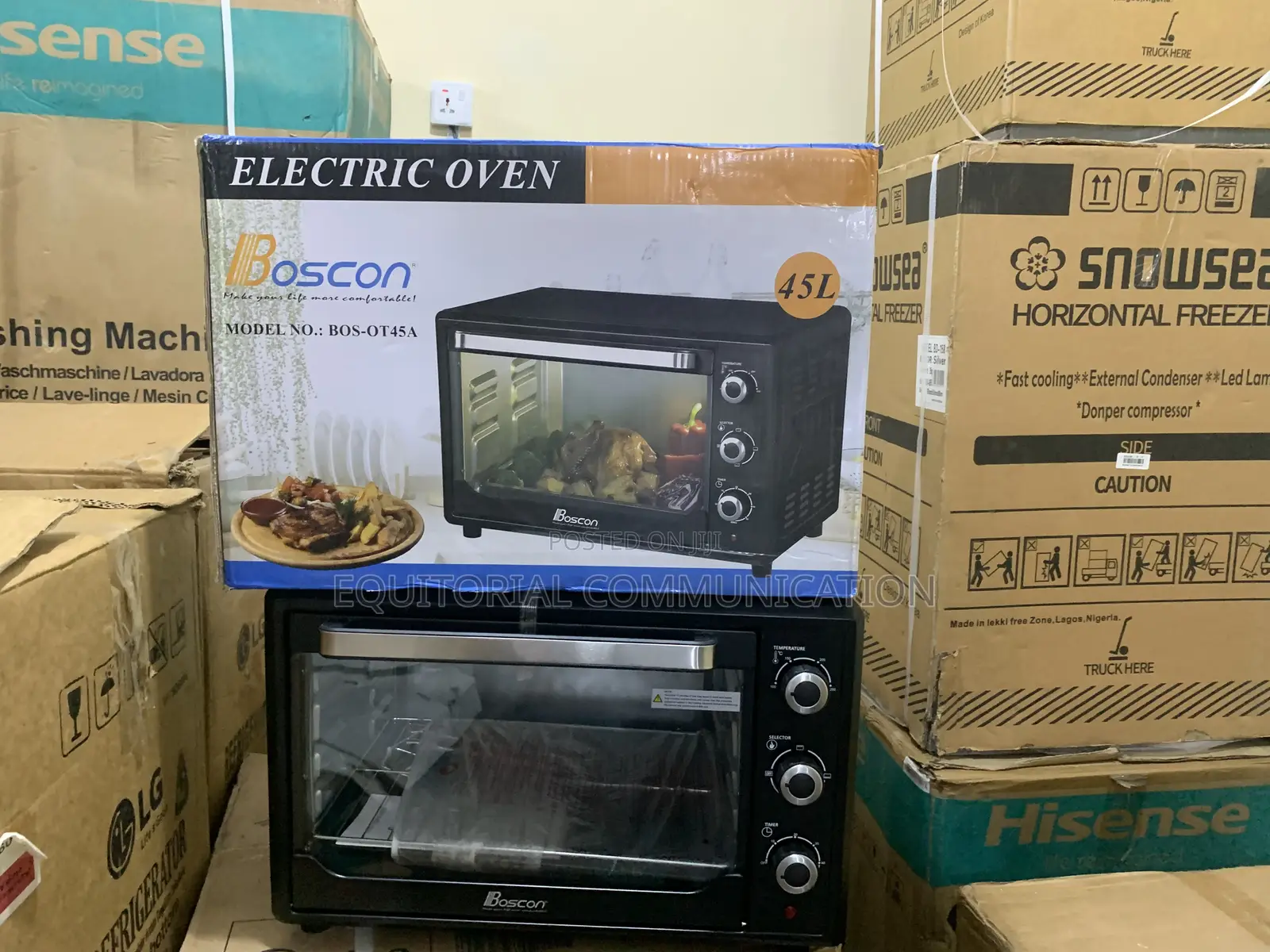 Boscon Bos-Ot45a 45l Oven – Perfect for Cakes, Pizza Roasts