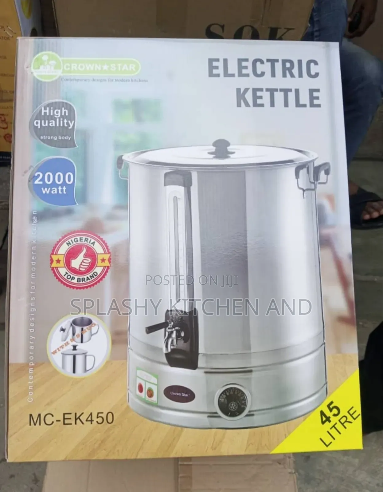 Master Chef Electric Kettle/ Tea Urn- 45l