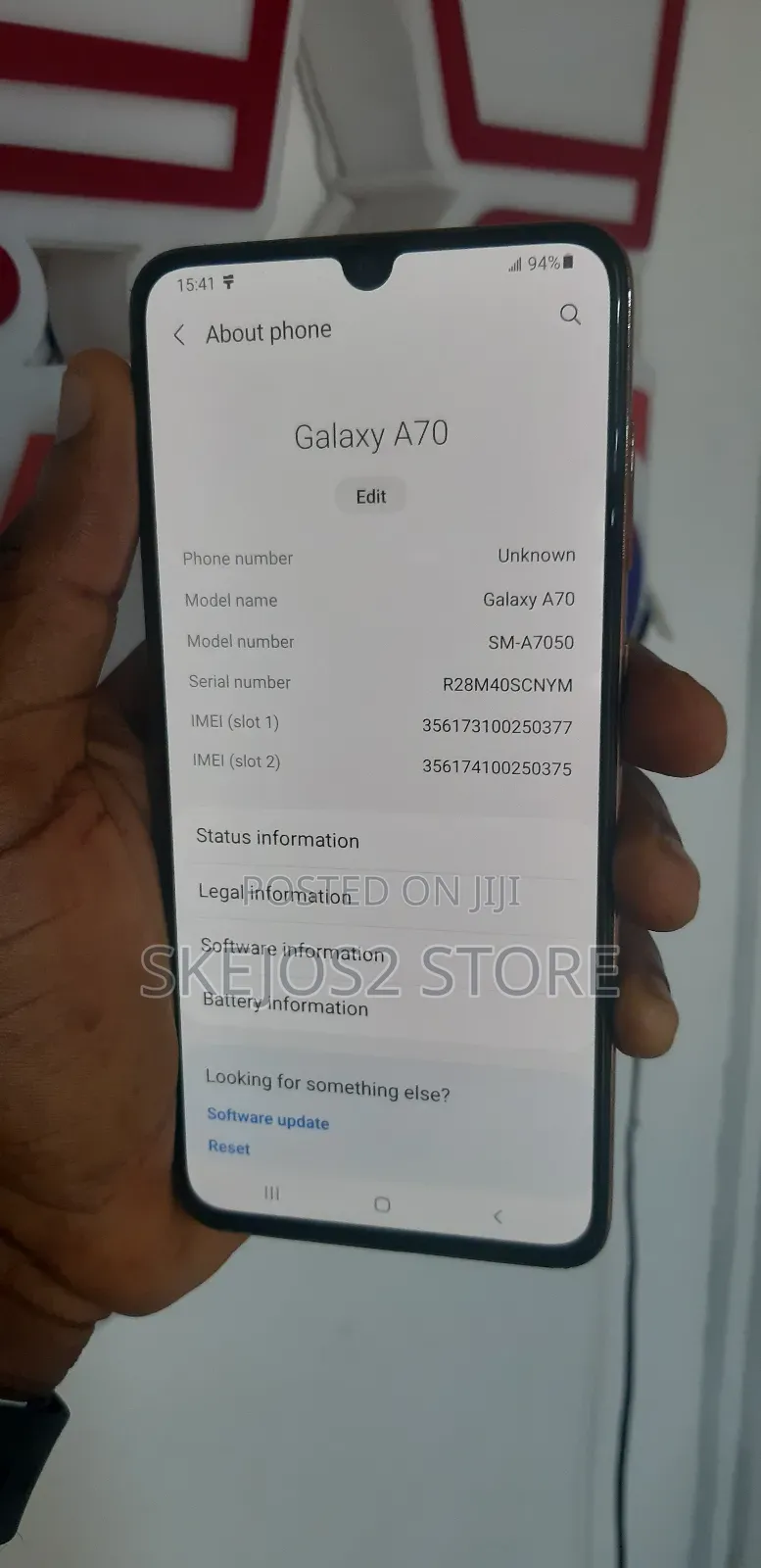Samsung Galaxy A70 128 GB Orange
