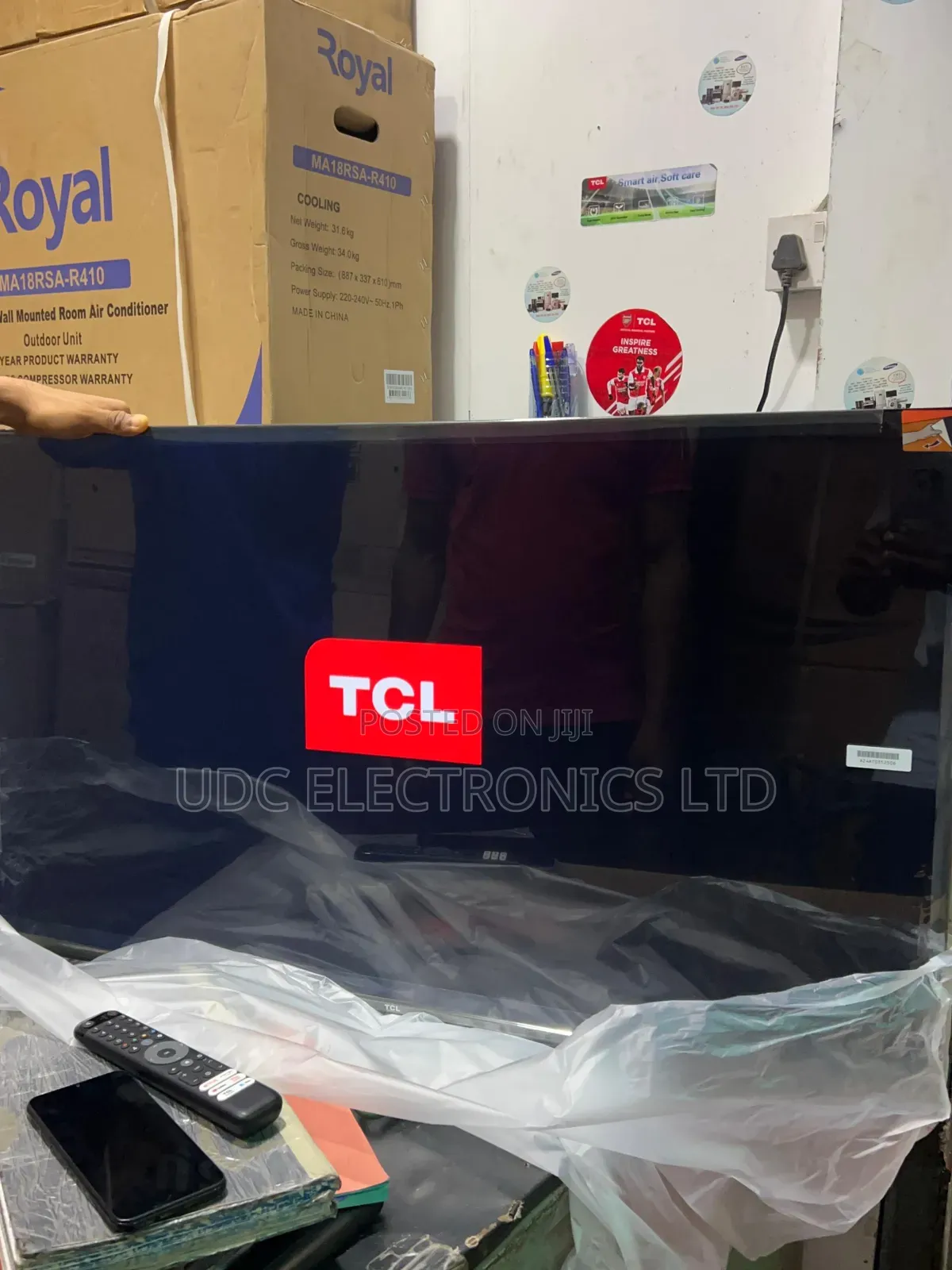 Original Tcl Uhd 4k 55 Inches Android Smart Television