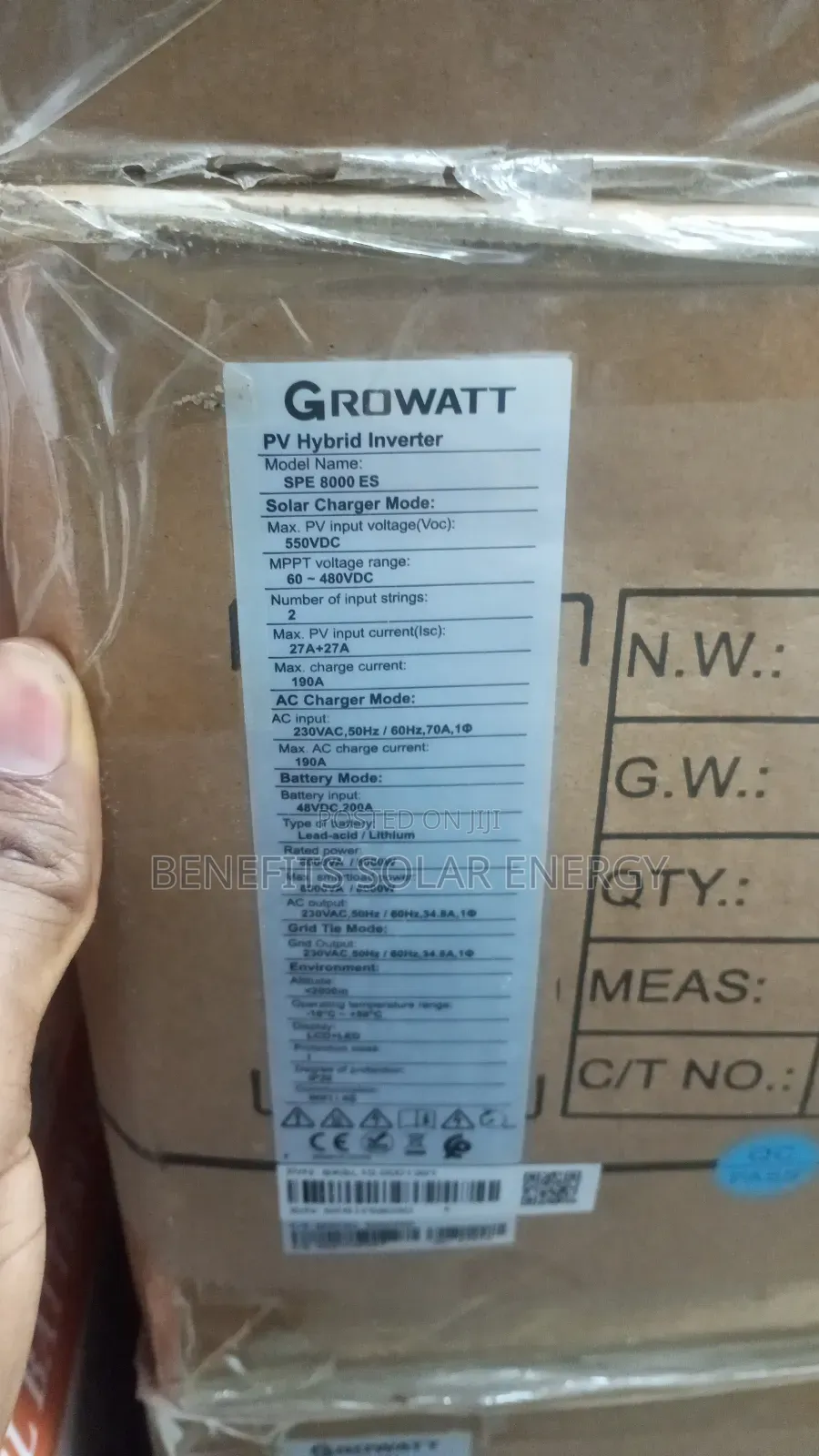 8kw Growatt Hybrid Inverter