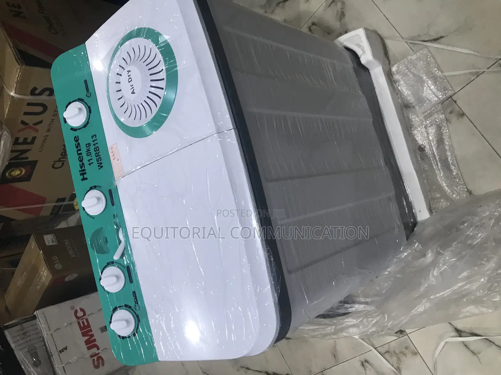 Hisense 11kg Twin Tub Manual Washing Machine Wash Spin-New