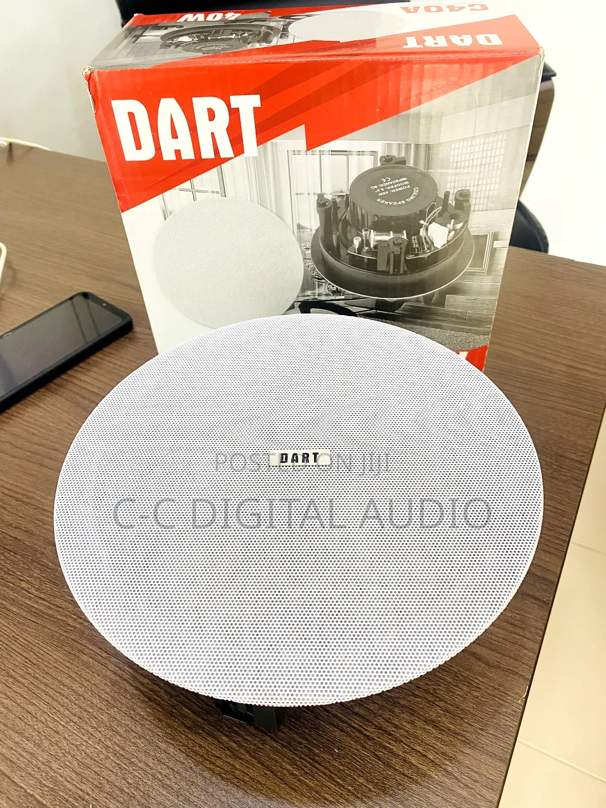 40watt Dart Frameless Ceiling Speaker