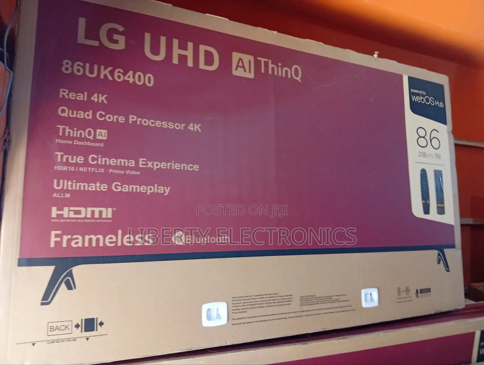 S. Lg 86 Inches Webos Smart Tv