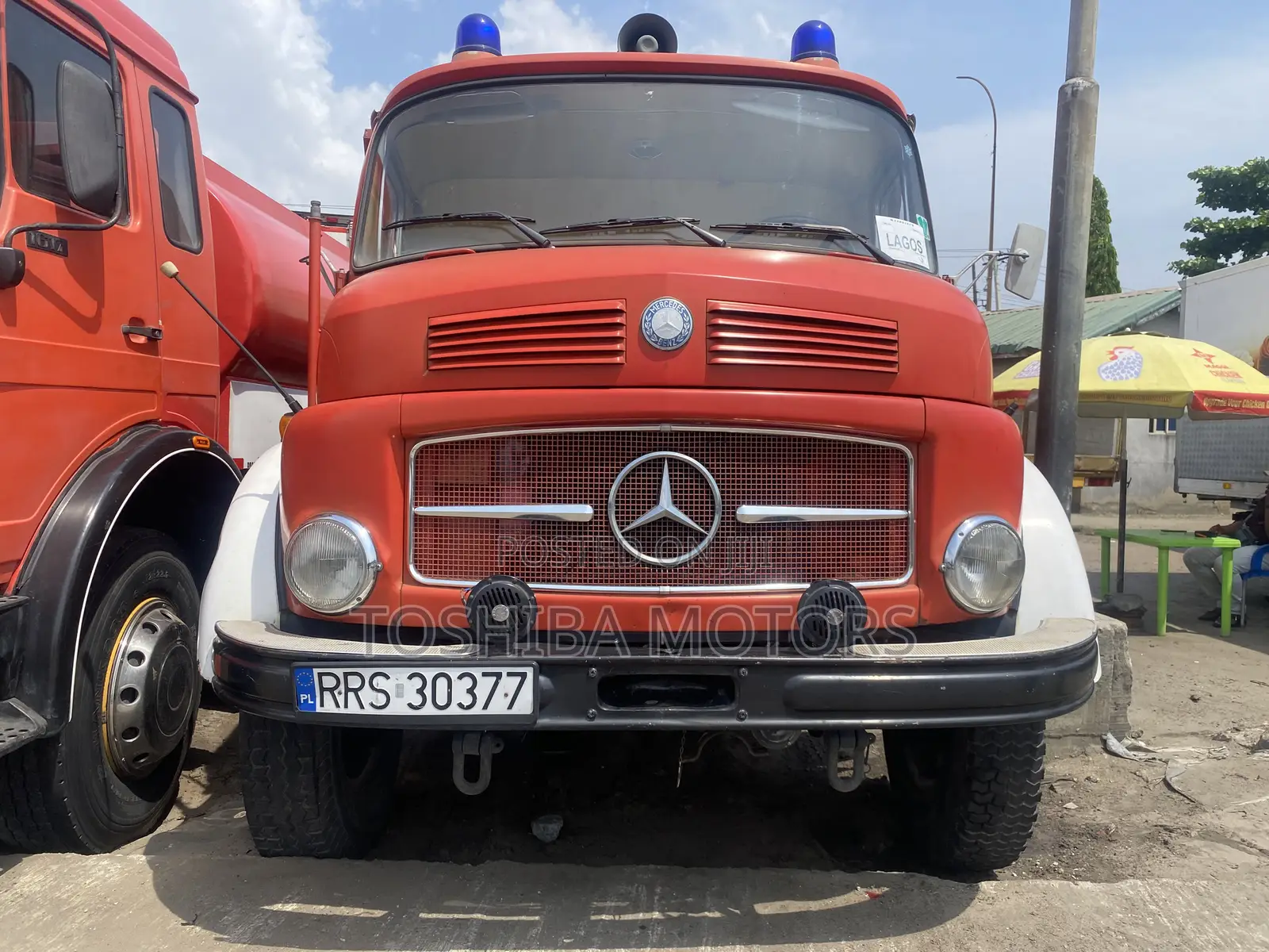 1113 Tipper Dump Truck Fire Service Face