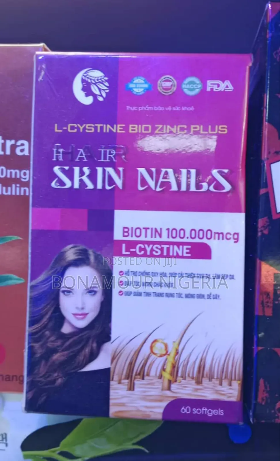 L-Cystine Bio Zinc Plus Hair Skin Nails X60