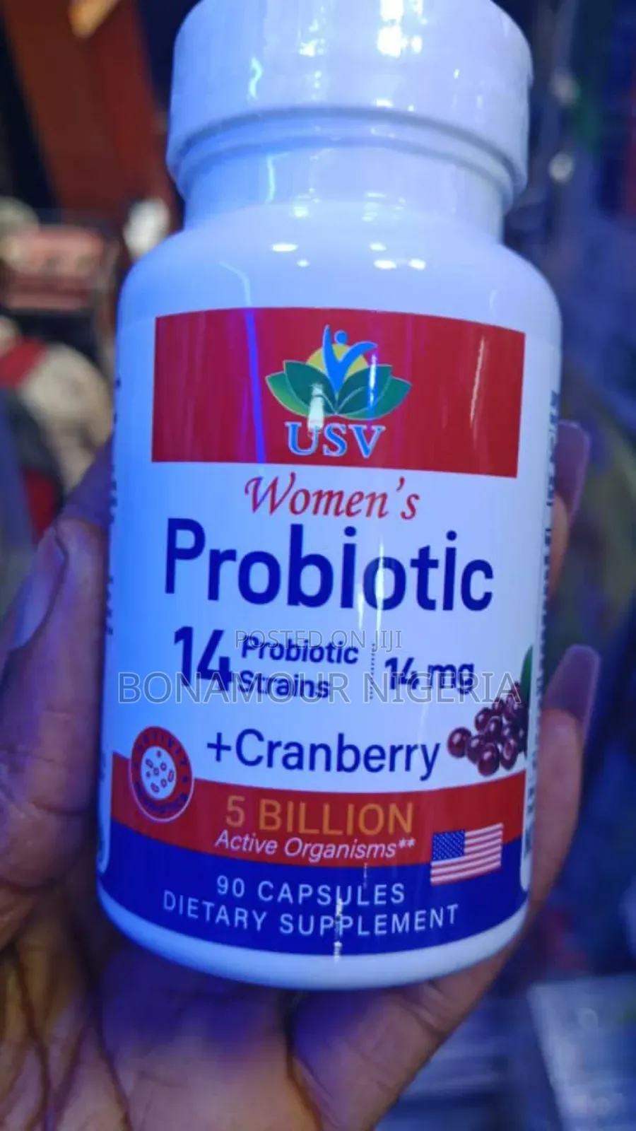 Usv Women's Probiotics + Cranberry X90 Caps