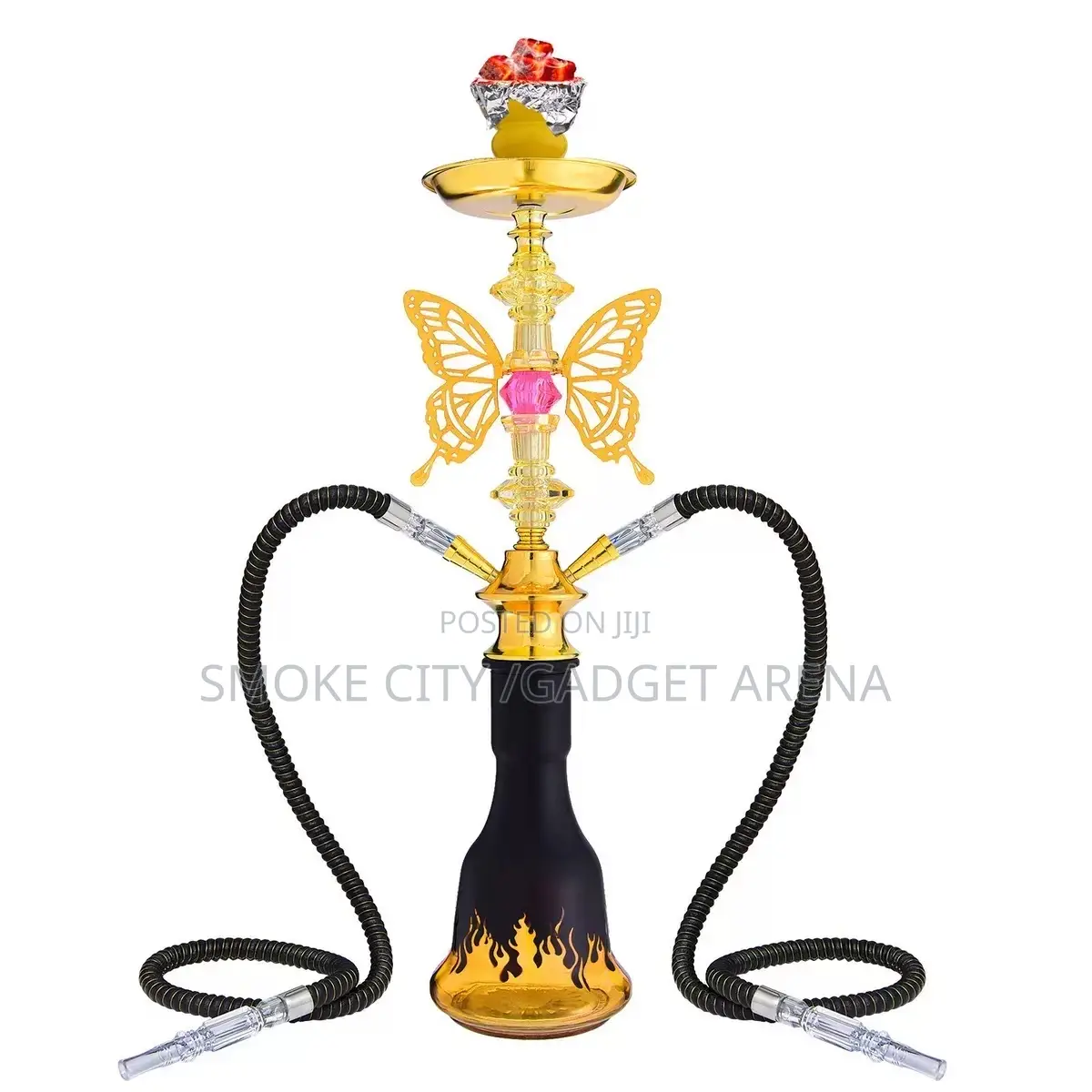 Double and Single Hose Classic Hookah Shisha Pot
