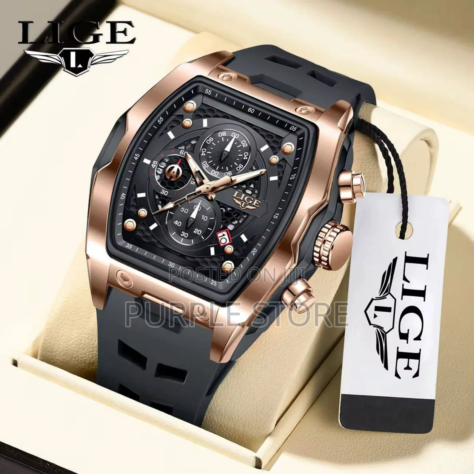 Lige Chronograph Quality Wristwatches