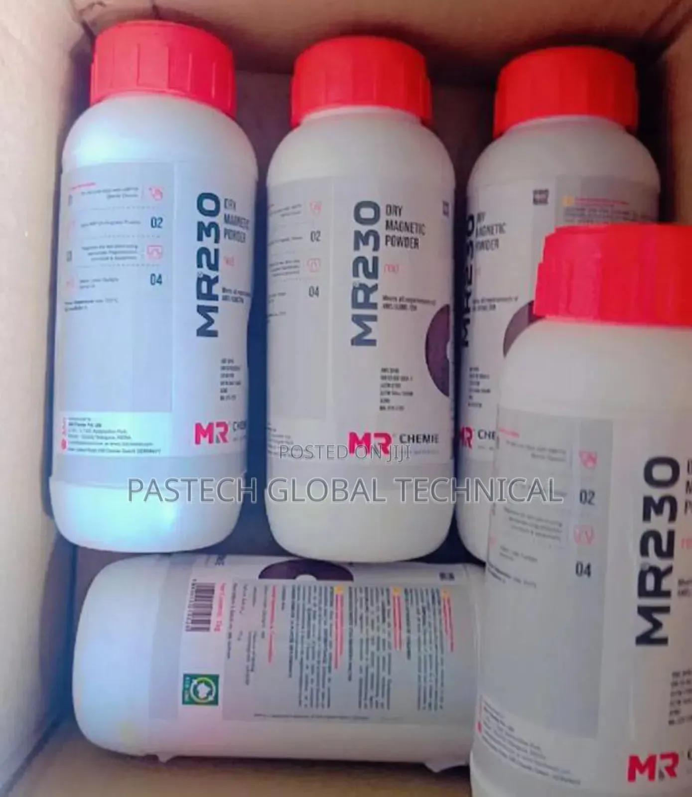 Mr230 Dry Magnetic Powder; – Red//