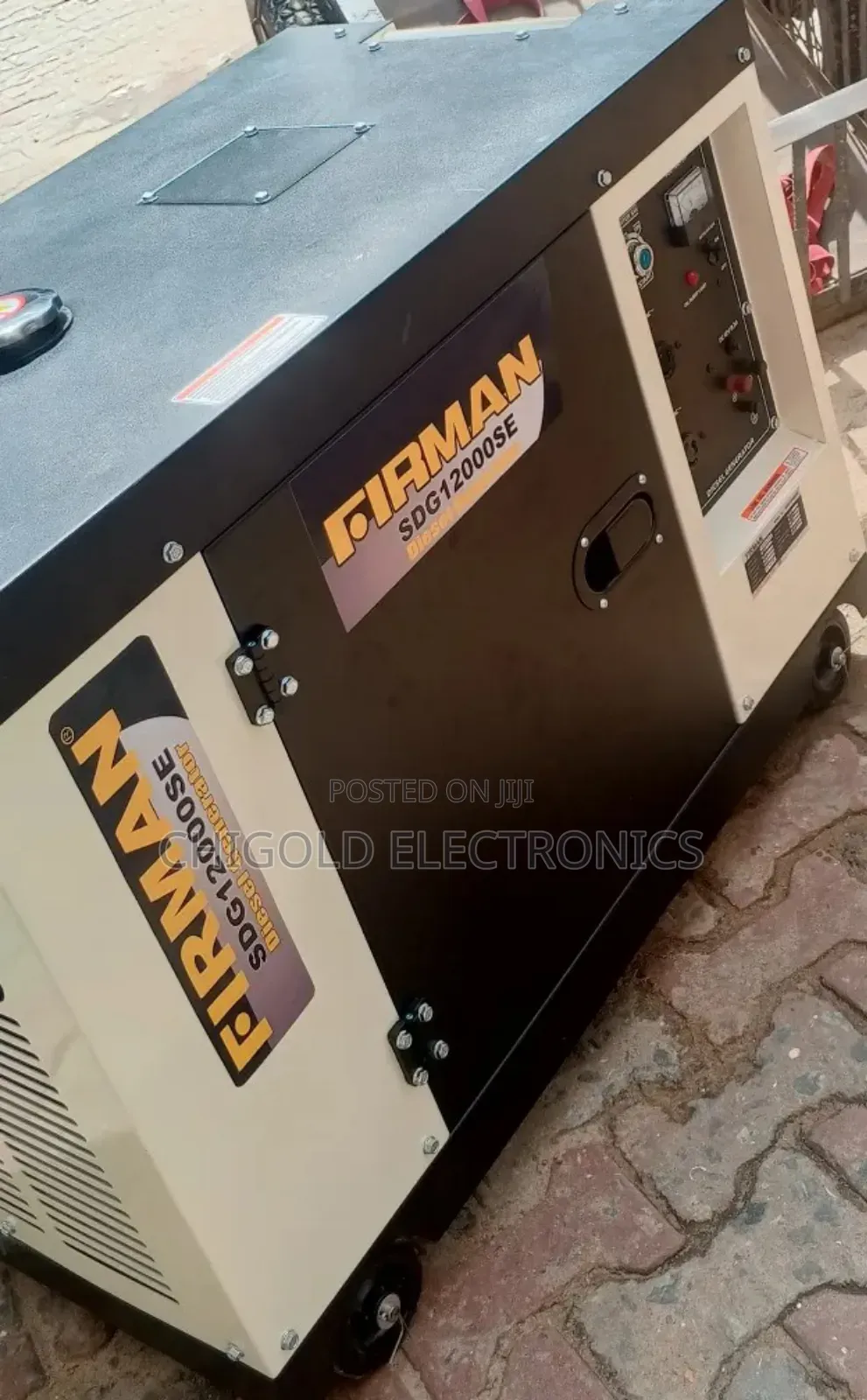 Original Fireman Diesel Generator Soundproof 12.5 Kva 100% Copper Coin