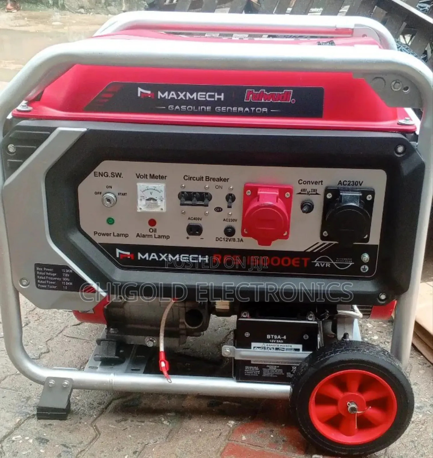 Original Maxmech Generator 3 Face15 Kva 100% Coin