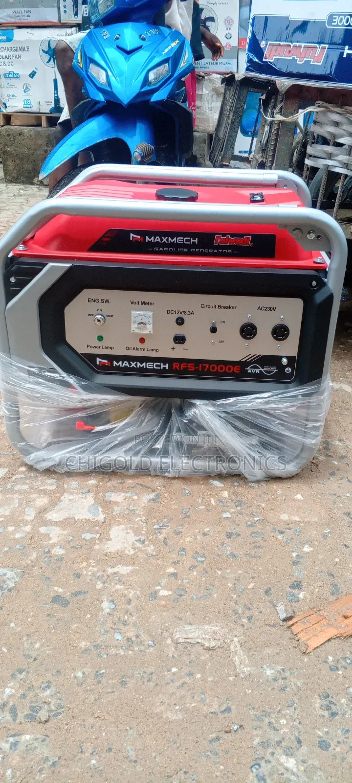 Original Maxmech Generator 17,000 Model 15 Kva 100% Copper Coin