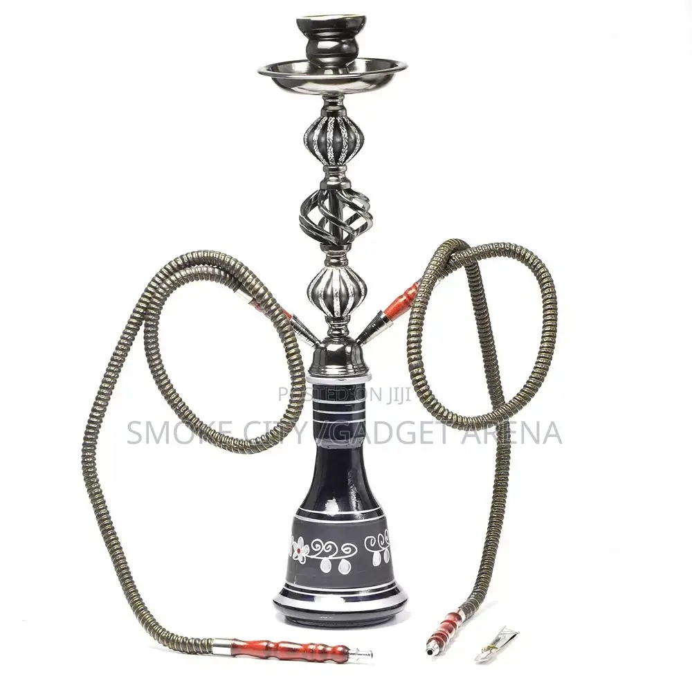 Double Hose Hookah Shisha Pot ,Long and Classic Available as Seen Here