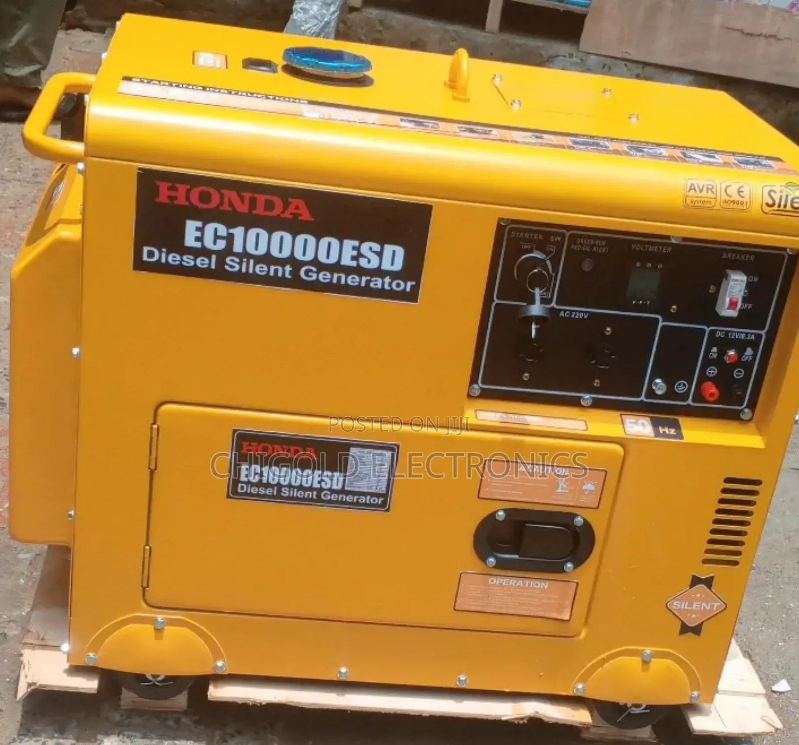 Original Honda Generator Soundproof 12.5 Kva 100% Copper Coin