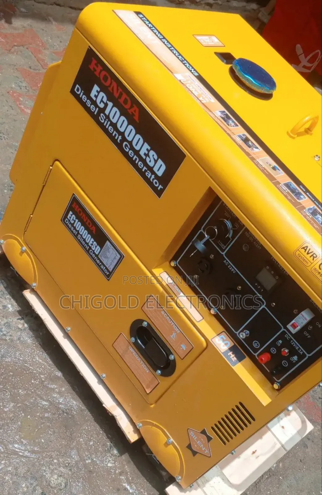 Original Honda Generator Soundproof 12.5 Kva 100% Copper Coin