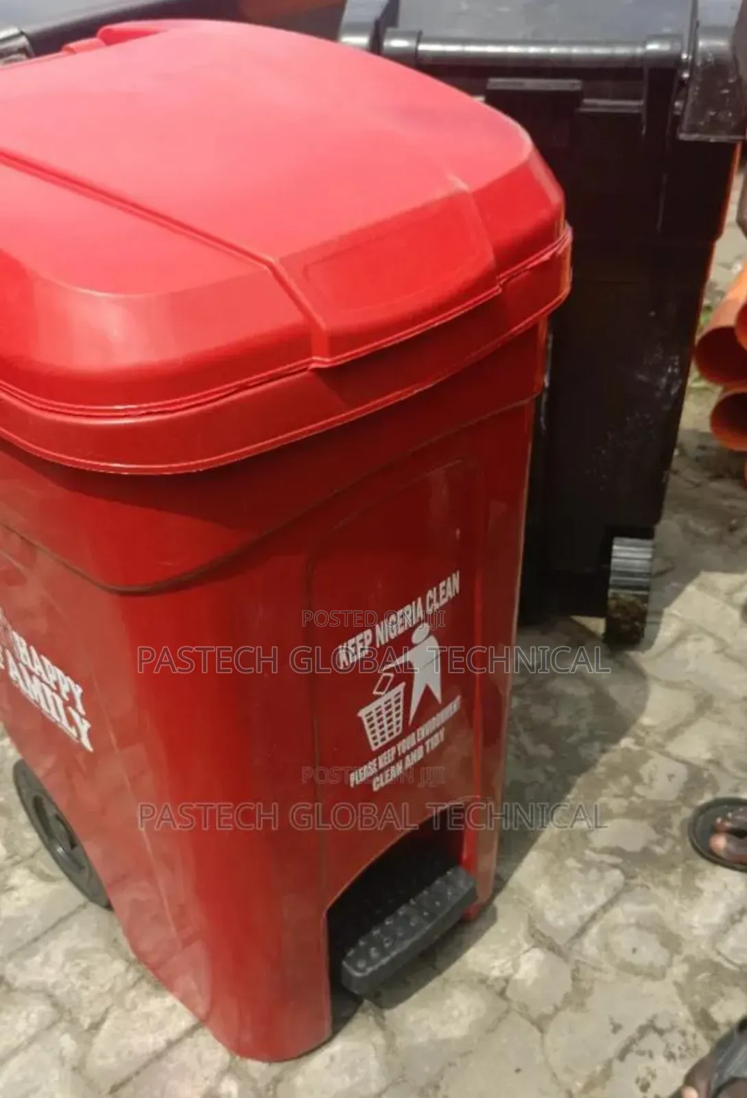 50 Liters Plastic Pedal Waste Bin