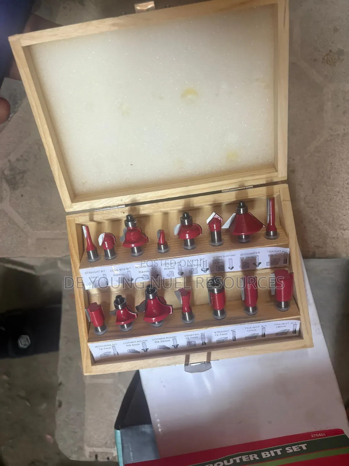 Set of Router Bits