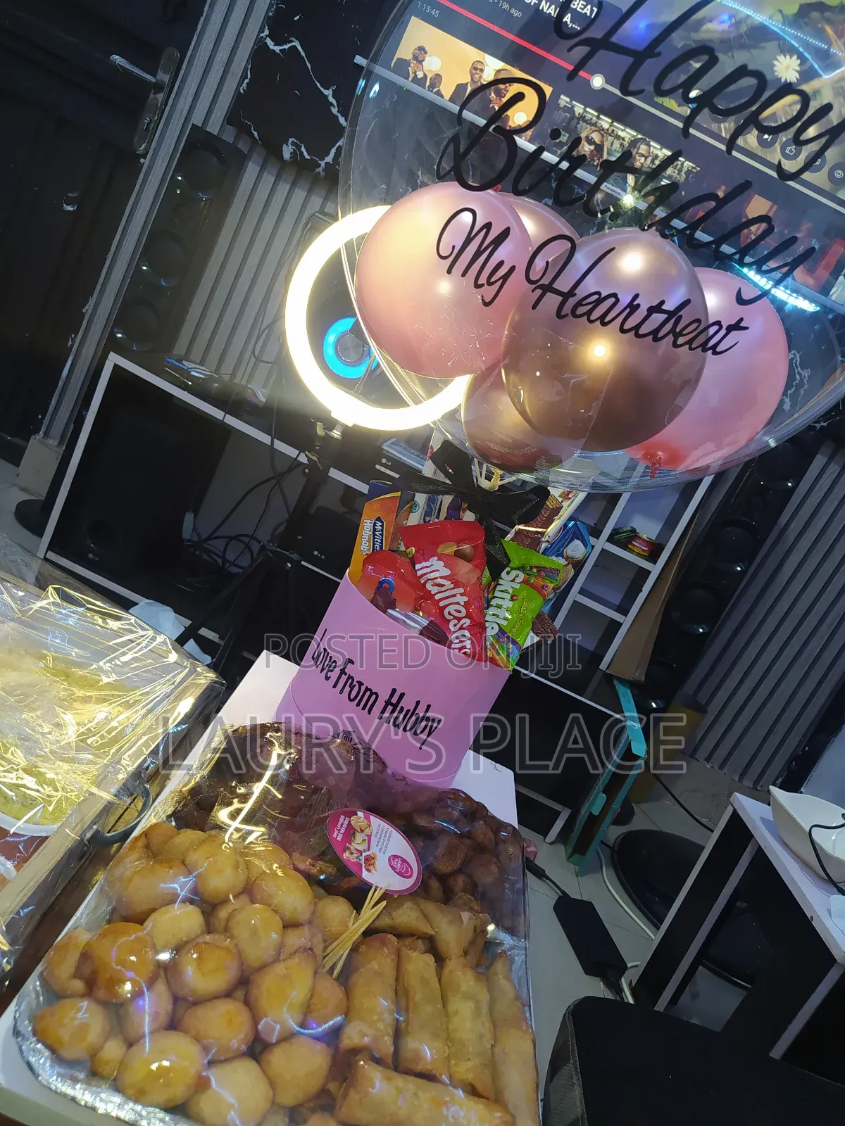 Hot Air Balloon, Small Chops and Food Tray