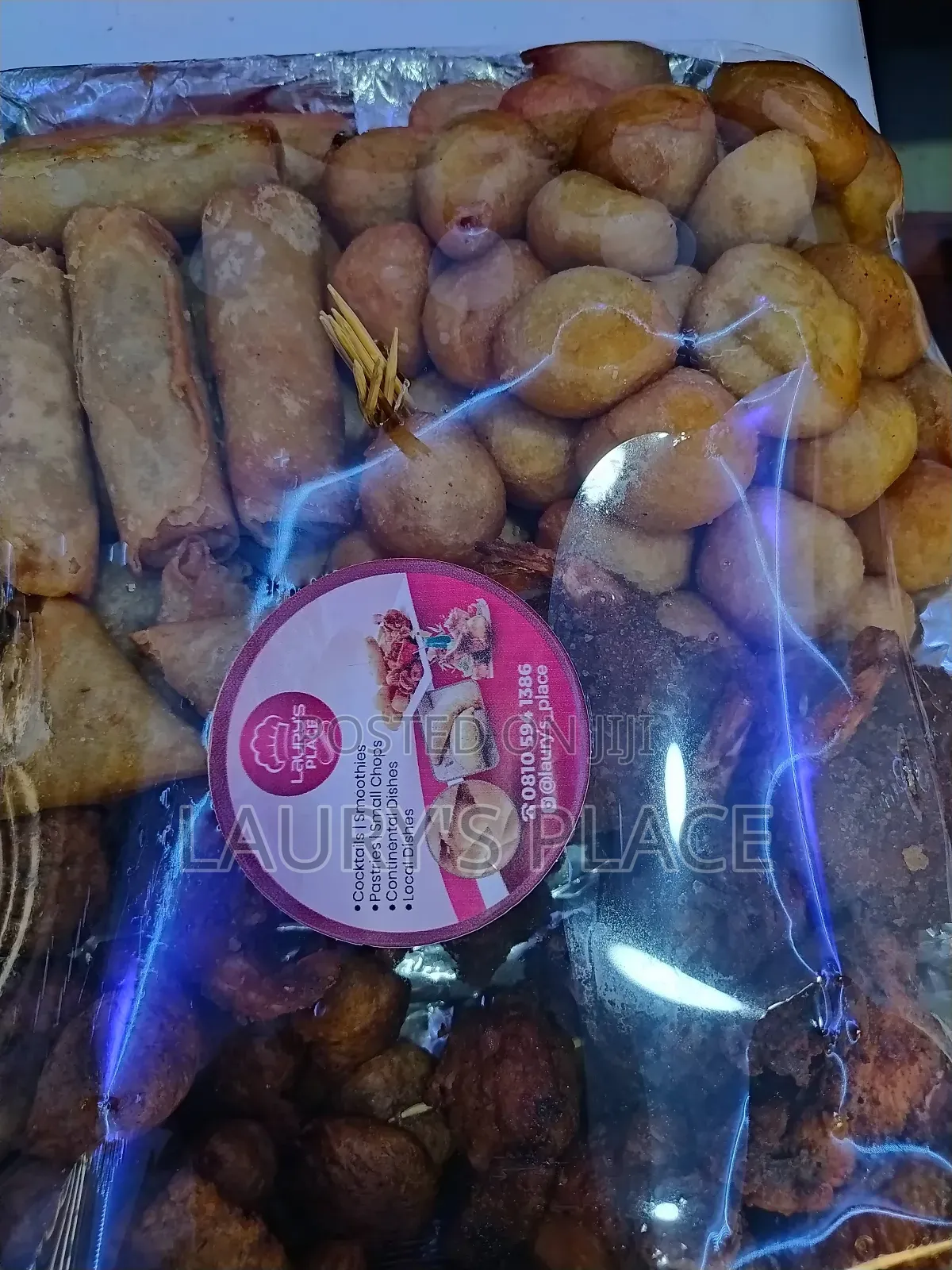 Hot Air Balloon, Small Chops and Food Tray