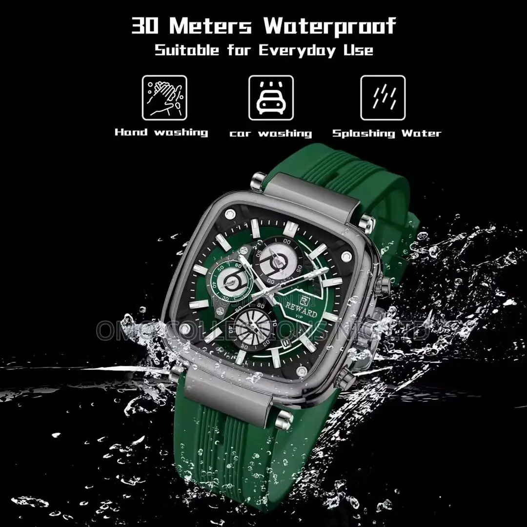 Luxury Reward V.I.P Chronograph Rubber Watch – Bold And Stylish