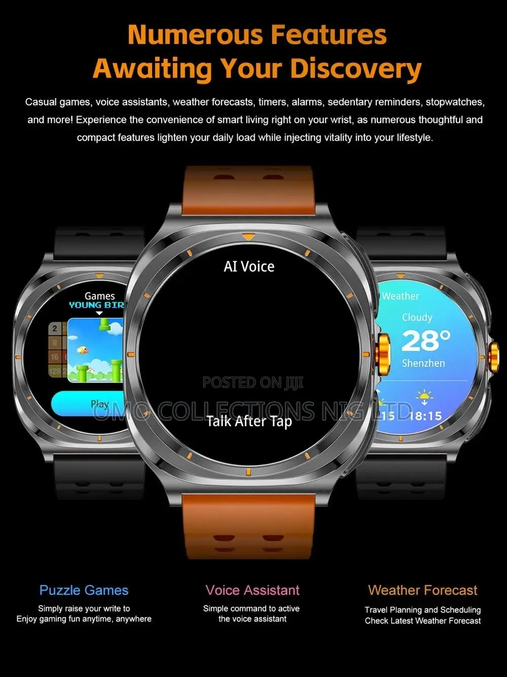 Original Luxury Dafit Gt98 Digital Smartwatch